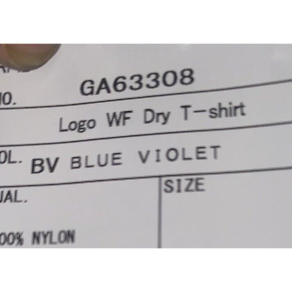 New Goldwin T-Shirt Men Size XL (5) Purple Gorpcore‎ Logo Dry Polygiene - Picture 7 of 7